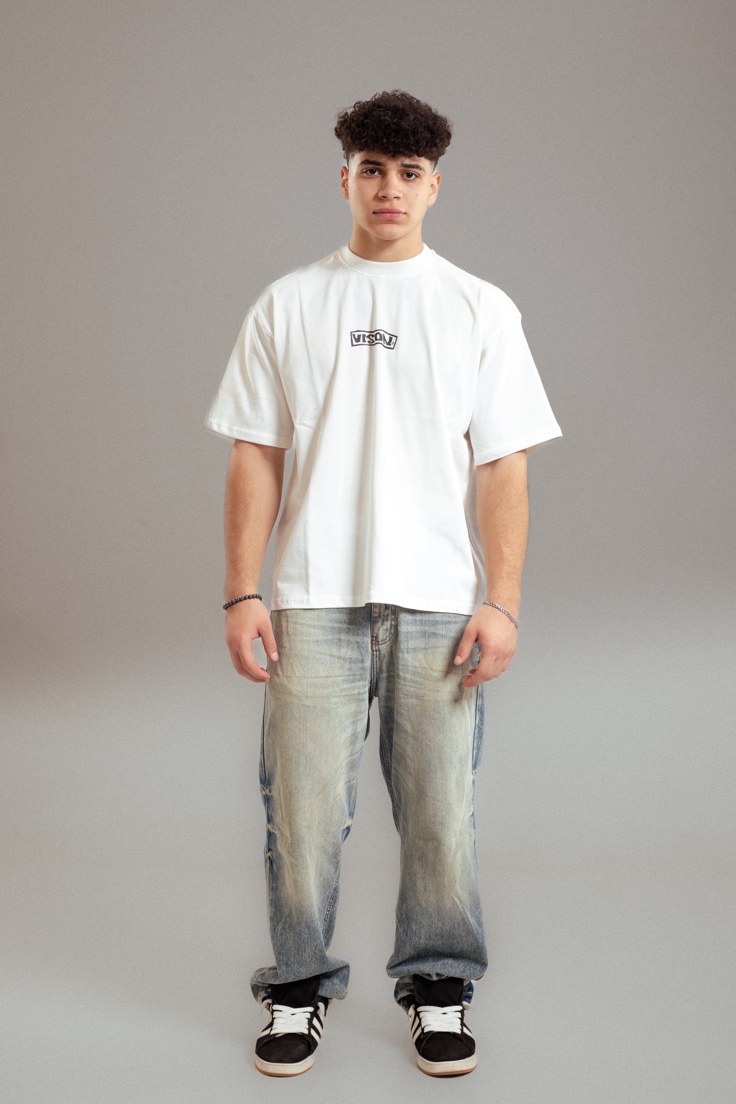 VISION WHITE BOXY TEE