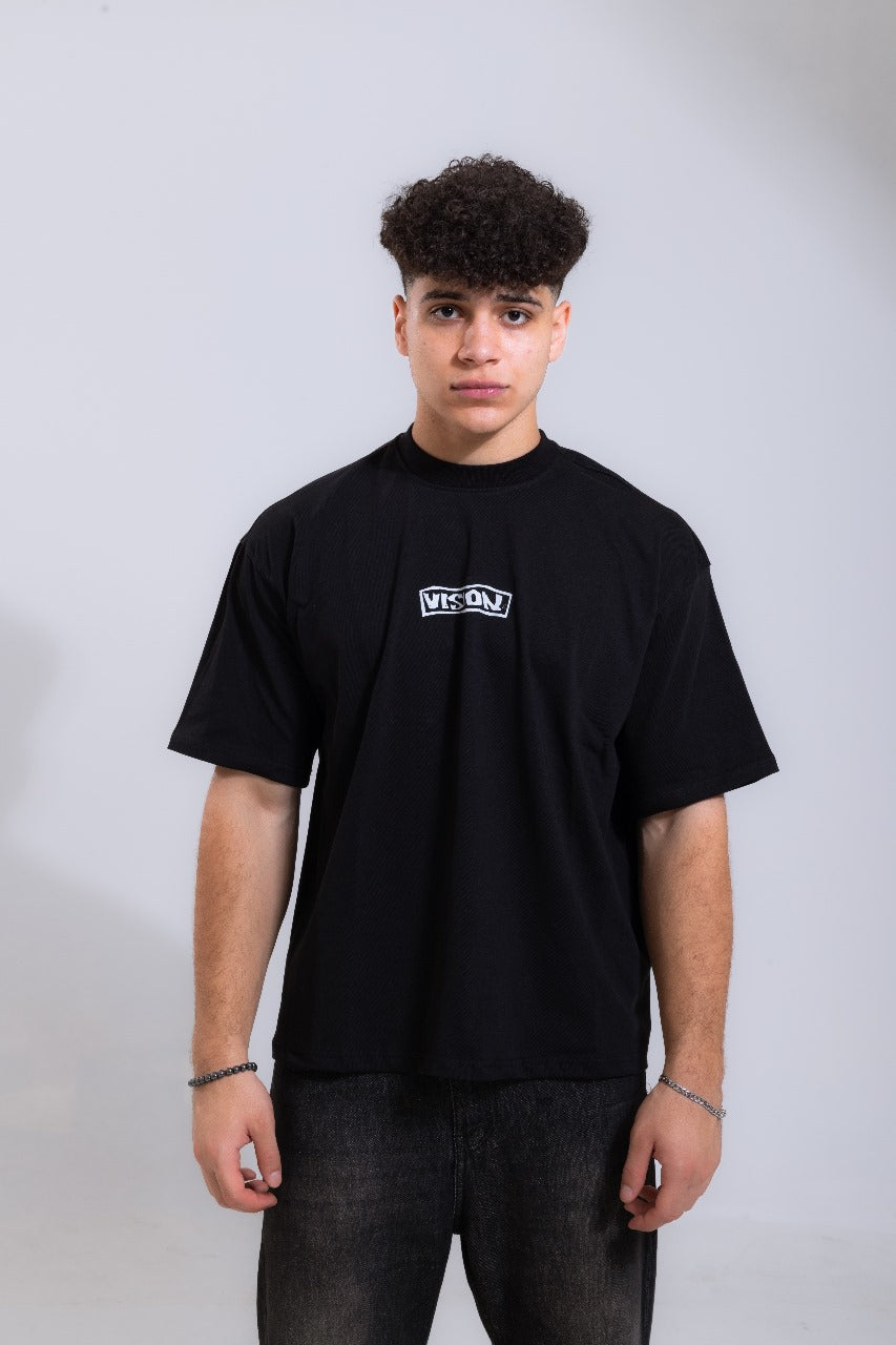 VISION BLACK BOXY TEE