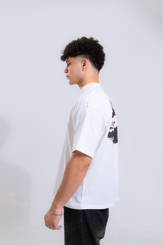 UNTOLD WHITE BOXY TEE